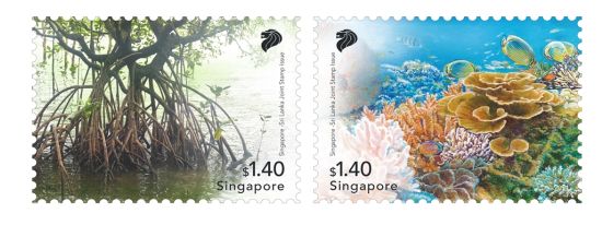Singapore - Sri Lanka Joint Stamp Issue Complete Set (CSF21AST)