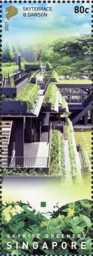 Skyrise Greenery Stamp - SkyTerrace@Dawson (CSJ21C80) - 80 Cents