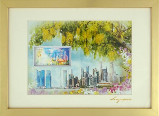 City in A Garden Collection - Singapore City Skyline Art Print (CSCTG003)