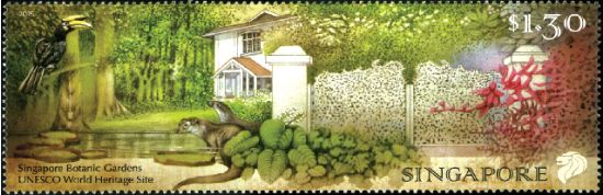 Botanic Garden Stamp Magnet (Main Gate) (CSCOV007)