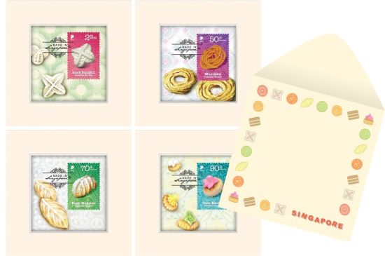 Local Delights Collection - Traditional Biscuits Greeting Card (Sets of 4 design) (CSLCL004)