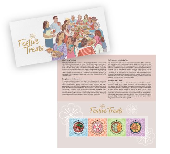 Festive Treats Presentation Pack (consists of complete set of stamps) (CSL25PR) 