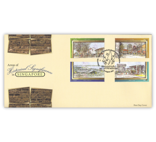 2011 - National Day "Areas of Historical Significance in Singapore" (CSL11PF)