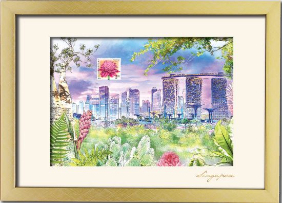City in a Garden II Collection - Singapore Skyline Artprint (CSCG2FM1)