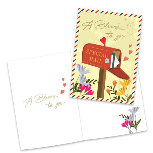 Blessing greeting card (CSGNCPC2)     