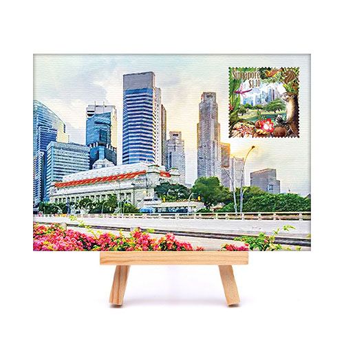 City in a Garden II Collection - Central Business District Canvas Print (CSCG2CF3)