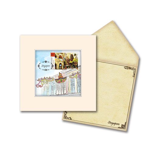 Singapore Traditional Sites - Little India Greeting card (CSTRS014)