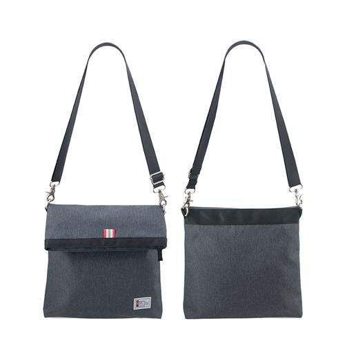 Posting Boxes of Singapore Collection - Shoulder Bag (Charcoal Black)(CSGPO032)