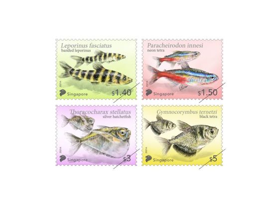 Tetra fish - Definitives High Values Stamp Set (DSD21AST) 