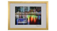 Iconic Landmarks of Singapore Collection II - Boat Quay Artprint (Framed) (CSIL2FM5)