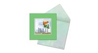 City in a Garden II Collection - City Skyline Greeting Card (CSCG2GC2)