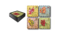 Orchids Series - Lacquer Coaster Set of 4 (CSGFT075)