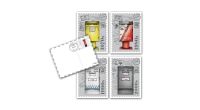 Posting Boxes of Singapore Postcards in a set of 5 Design Affixed with stamps (with 1st local stamps) (CSPBSPC2)