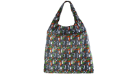 Posting Boxes of Singapore Collection -  Foldable Shopping Bag (large, dark grey) (CSGPO051)