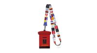 Posting Boxes of Singapore Collection - Lanyard with red posting box card holder (CSGPO038)