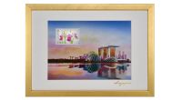 Iconic Landmarks of Singapore Collection II - Gardens By the Bay Artprint (Framed) (CSIL2FM2)