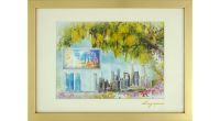 City in A Garden Collection - Singapore City Skyline Art Print (CSCTG003)