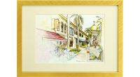 Singapore Traditional Sites - Kampong Glam Artprint (Framed) (CSTRS008)