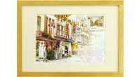 Singapore Traditional Sites - Chinatown Artprint (Framed) (CSTRS007)