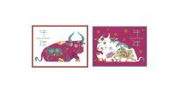 Zodiac Series - Ox Postcards (set of 2 Designs) (PCOXPCD) 