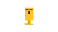 Posting Boxes of Singapore Collection - Yellow Posting Coin Box (CSGPO023)