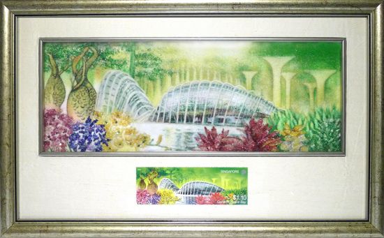 Gardens by the Bay - Gems Encrusted Frame (CSGFT055)