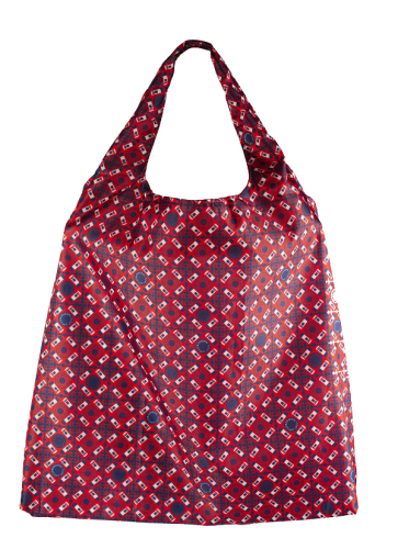 The Peranakan Lifestyle Collection - Foldable Shopping Bag (large, red) (CSPNKL02)