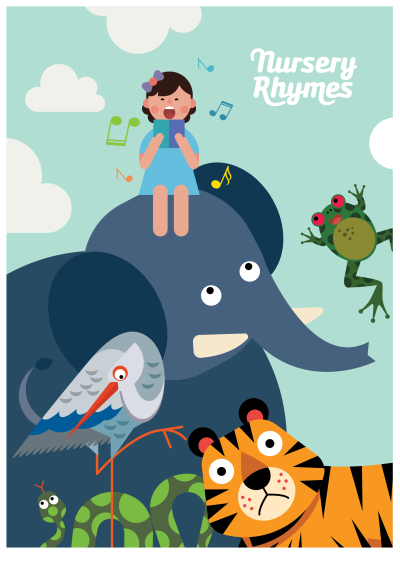 Nursery Rhymes - A4 Plastic Folder (CSQRMLSF)