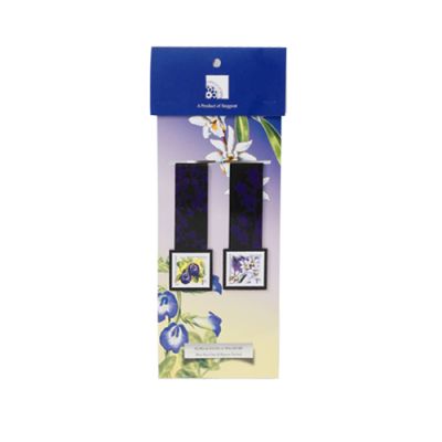 Flora & Fauna Magnet Bookmark- Purple (CSGFT009)