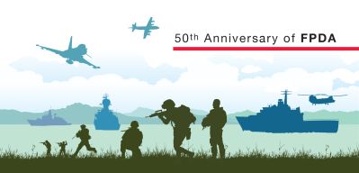 50th Anniversary of Five Power Defence Arrangements Presentation Pack (CSS21PR) 