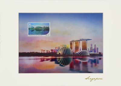 Iconic Landmarks of Singapore Collection II - Gardens By the Bay Artprint (CSIL2PF2)