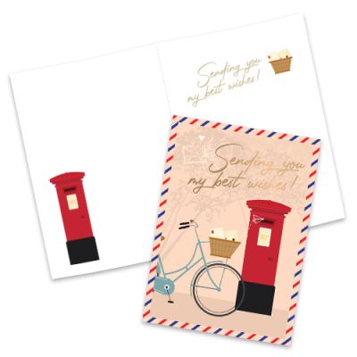 Sending you my best wishes greeting card (CSGNCPC5)