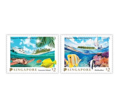 Singapore-Maldives Joint Stamp Issue Complete Set (CSF25AST) 