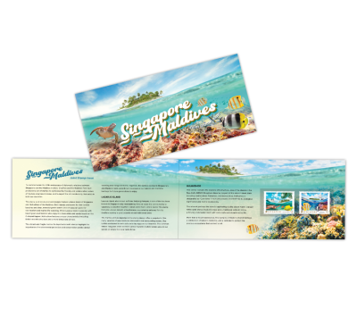 Singapore-Maldives Joint Stamp Issue Presentation Pack with Stamps (CSF25PR) 