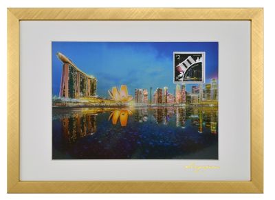 Iconic Landmarks of Singapore Collection II - Marina Bay Skyline Artprint (Framed) (CSIL2FM3)