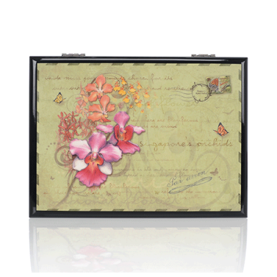 Orchids Series - Lacquer Box (Green) (CSGFT076)