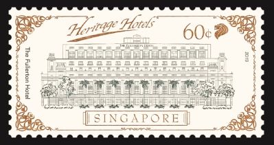 The Fullerton Hotel Collection - The fullerton Hotel Magnet (Stamp) (CSFTHMG3)