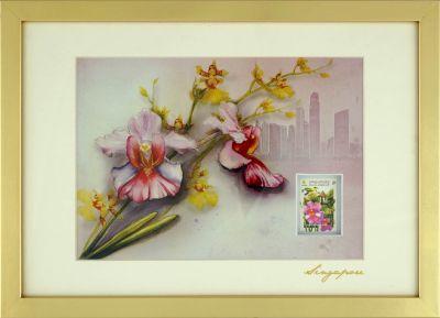 City in A Garden Collection - Vanda Ms Joaquim Art Print (CSCTG001)