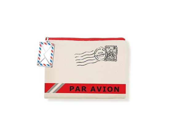 Posting Boxes of Singapore Collection - Canvas Small Pouch (CSGPO043)        