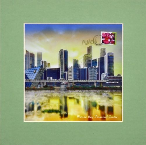 Iconic Landmarks of Singapore Collection II - Marina Bay Financial Centre Greeting Card (CSIL2GC5) 