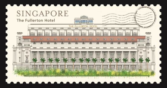 The Fullerton Hotel Collection - The fullerton Hotel Magnet (Side view) (CSFTHMG2)
