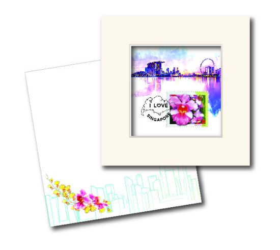 City in A Garden Collection - Marina Bay Skyline Greeting Card (CSGSR002)