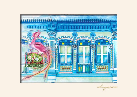 The Peranakan Collections- Shophouses Print 1 (CSPNKPF1)