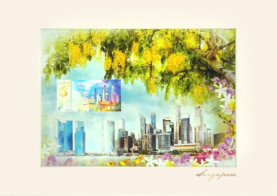 City in A Garden Collection - Singapore City Skyline Print (CSCIG006)