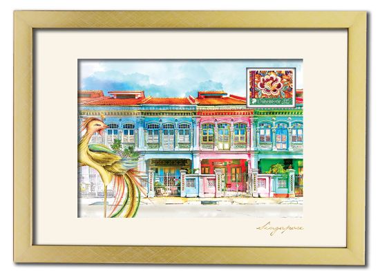 The Peranakan Collections- Shophouses Artprint 3 (CSPNKF06)